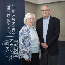 Photograph of Dr. Jane Kessler and Dr. Donald Freedheim, professors emerita of CWRU