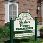 Shaker House sign