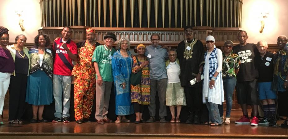 Photo of Glenville residents, local activists and scholars