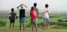 Photograph of children from Montana de Luz, an HIV organization in Honduras