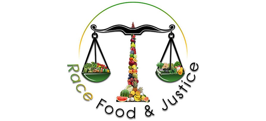 Logo for race, food and justice