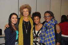 Four African-American women at Think Tank conference