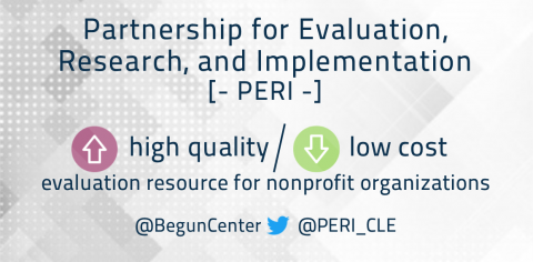Partnership for Evaluation, Research, and Implementation (PERI): a high-quality, low-cost evaluation resource for nonprofit organizations