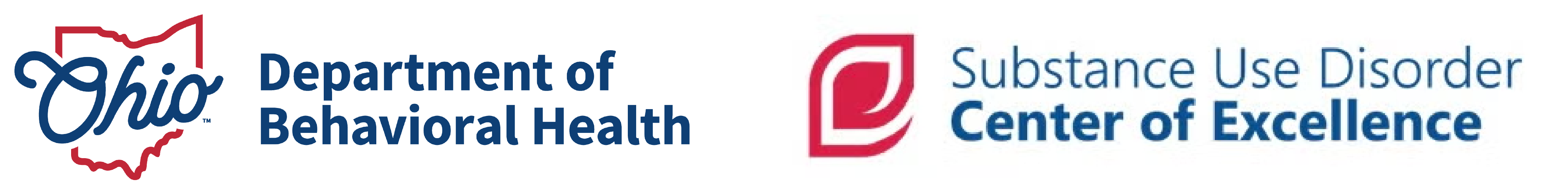 SUD CUE and Ohio MHAS logos