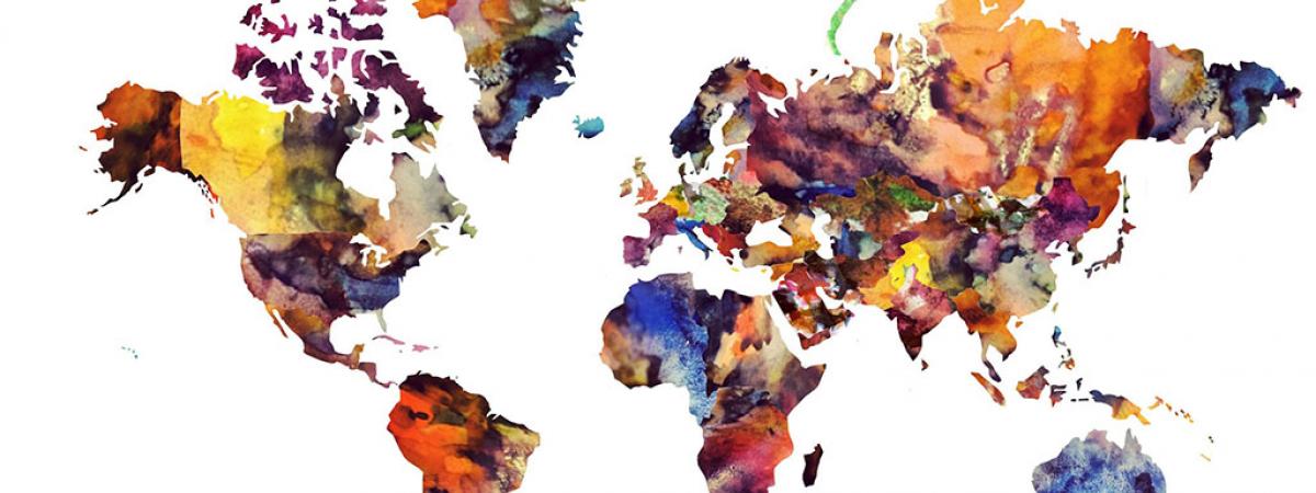 graphic of map of the world