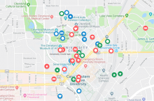 Google map of University Circle