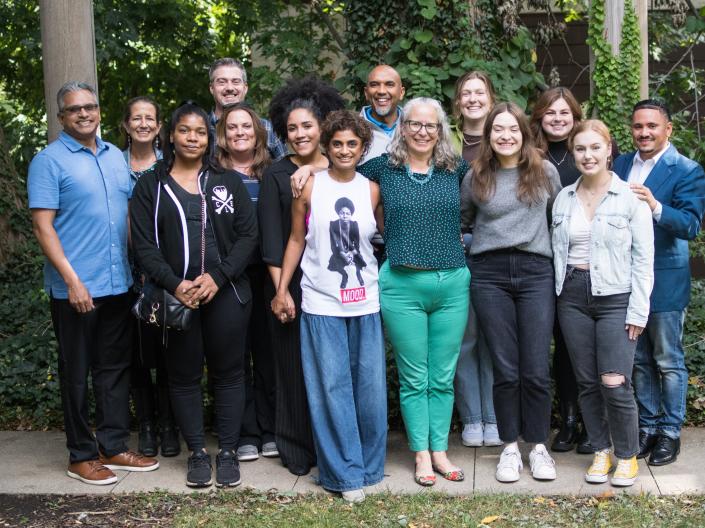 NIMC team members standing for a group photo