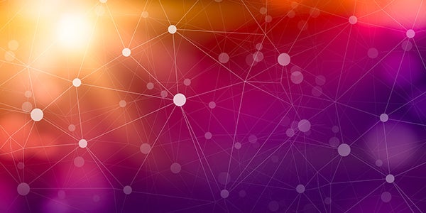 sun in field of purple and red