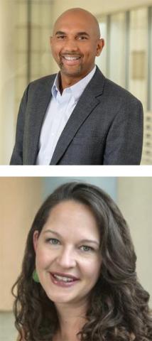 Headshots of Mark Joseph and Amy Khare