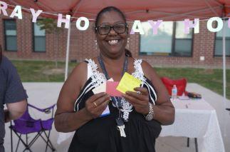 Picture of a Resident at the Treasure Hunt Celebration