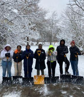Photo showing Winter snow removal with New City Cleveland