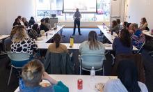 classroom with students and teacher