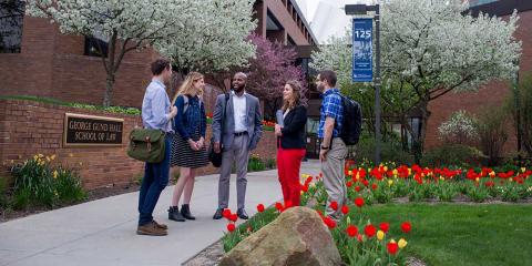 Students outside the law school