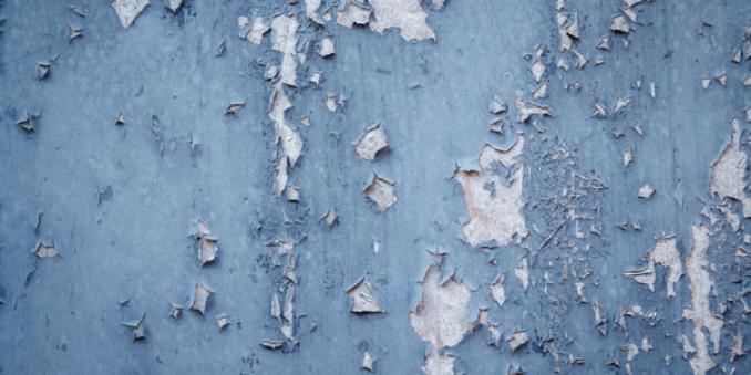 Paint peeling