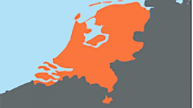 Image of map of Netherlands