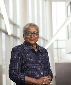 Sharon Milligan standing portrait in HRC