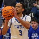 Christian McDaniel shooting a basketball
