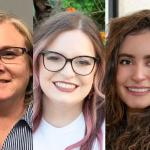 Compilation photo of Kristen Berg (GRS ‘19), Karen Ishler (GRS ‘13), Carina Montoya, Rita Obeid, and Julie Payner