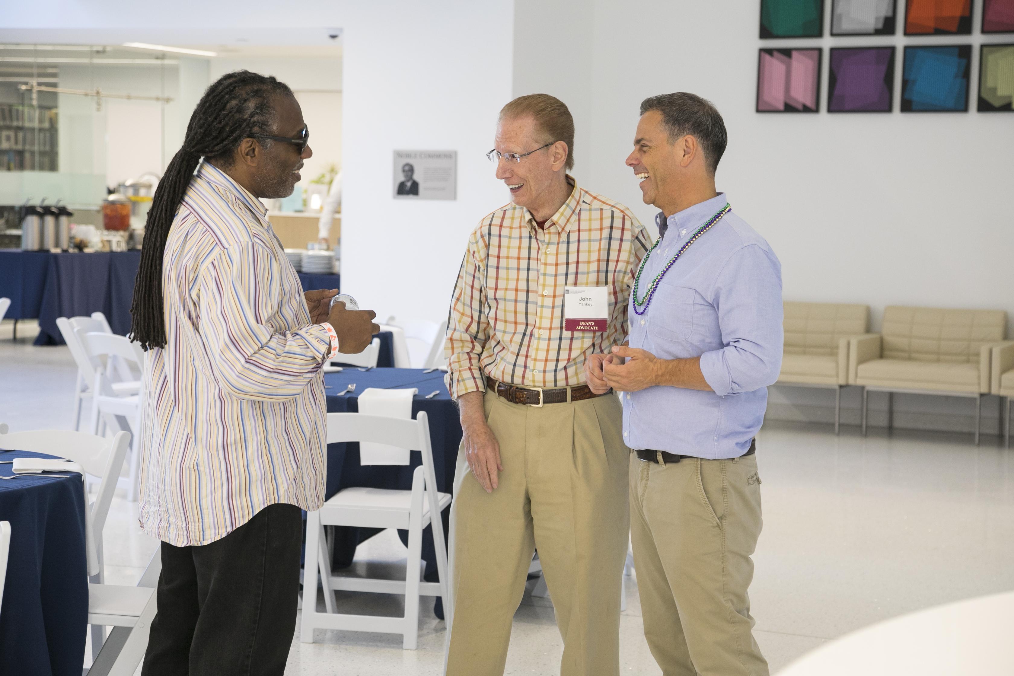 Faculty and alumni at Noble Commons