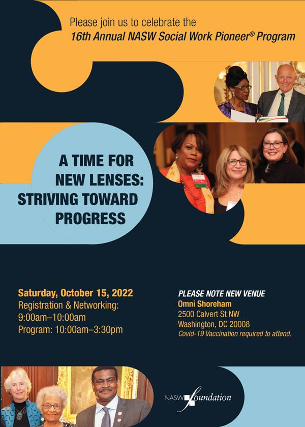 NASW Social Work Pioneers® 16th Annual Celebration 2022