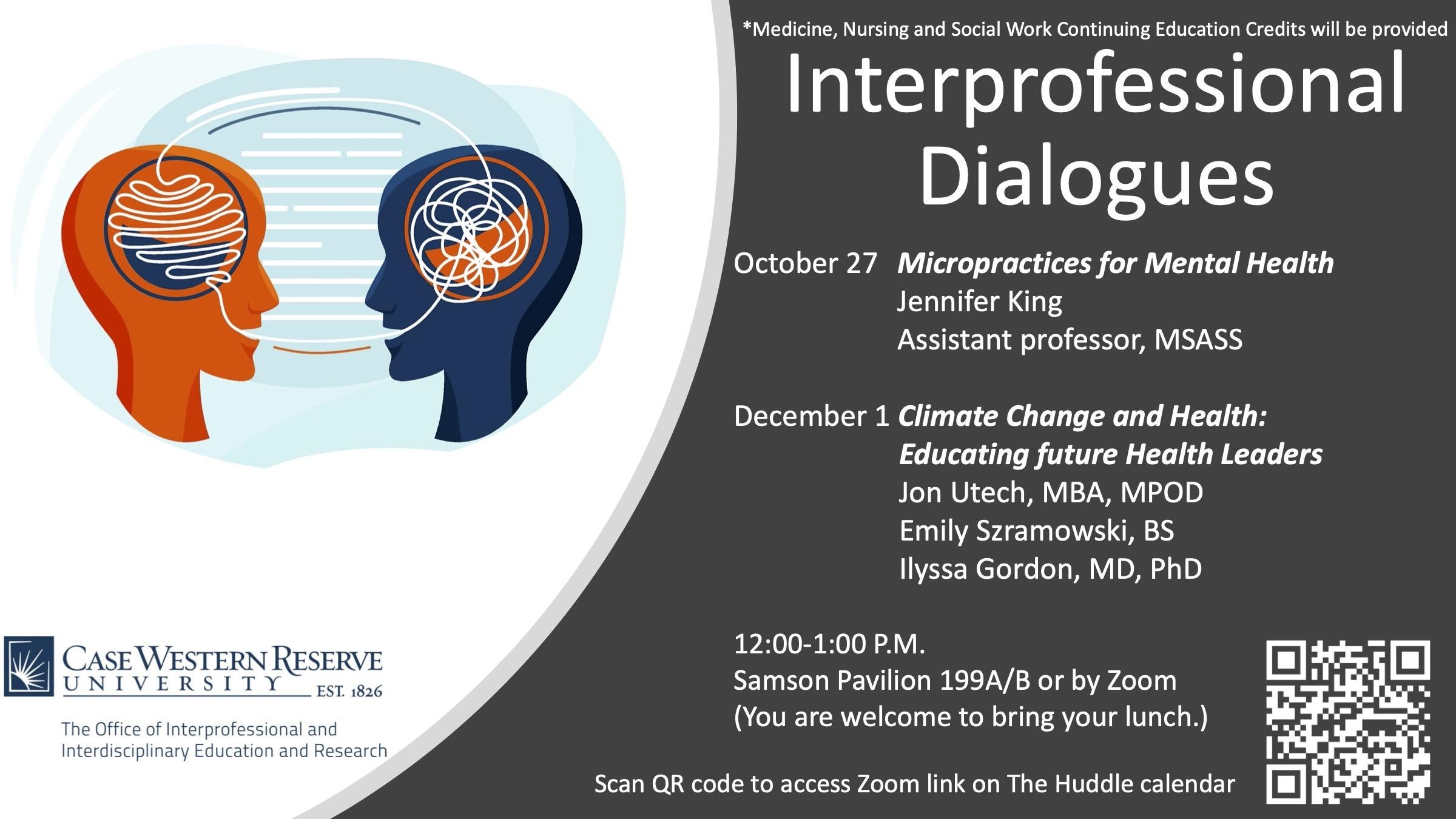 IPE Interprofessional Dialogue Flyer