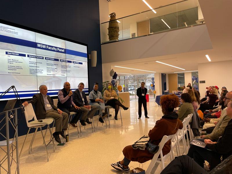 Faculty panel at 2024 Admission Open House