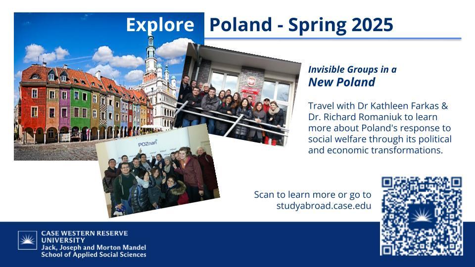 Explore Poland - Spring 2025 flyer