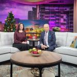 Angela Newman White interviewing with WKYC's Leon Bibb