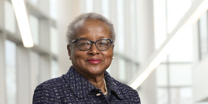 Sharon Milligan standing portrait in HRC