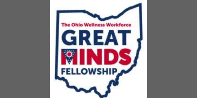 "Great Minds Fellowship" inside outline of Ohio