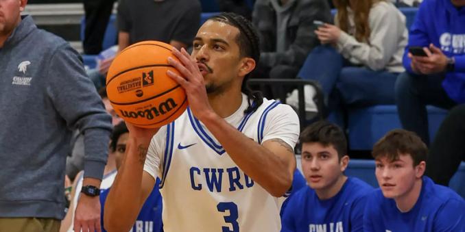 Christian McDaniel shooting a basketball