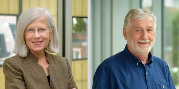 Kathy Farkas and Richard Romaniuk headshots