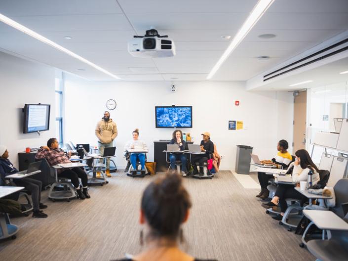 Faculty member's view of teaching a classroom