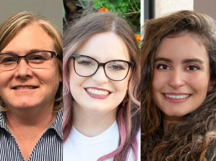 Compilation photo of Kristen Berg (GRS ‘19), Karen Ishler (GRS ‘13), Carina Montoya, Rita Obeid, and Julie Payner