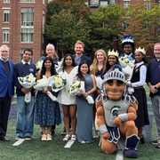 Impressive on and off the (homecoming) court 👑💙