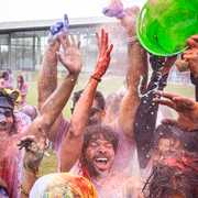 CWRU in color 🌈🎇💙 Holi 2026 is in the books! ✅