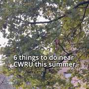 Whether you’re taking classes at CWRU or just living around the city, there’s no shortage of things to do across #TheLand this summer 📚☀️ Check out six fun ways to stay busy near campus—then learn about the full summer experience at CWRU at the link in our bio 🔗