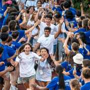Heading into your first weekend at CWRU like... 🎉💙