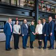 This is what regional innovation looks like—leaders, partners and visionaries united in momentum, pushing the NEO-SMART consortium forward. Case Western Reserve University is proud to help drive a collaborative vision that could transform Northeast Ohio into a national hub for advanced manufacturing, innovation and opportunity.
Every partner, conversation and commitment brings us closer to lasting impact in our region and beyond. Together through NEO-SMART, we make materials matter.