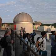 🎶 Look at the stars... look how they shine for CWRU 💙

Earlier this week, members of the university community took part in “Telescope Tuesday” hosted by the Warner & Swasey Observatory at the AW Smith Rooftop Telescope 🔭🌙