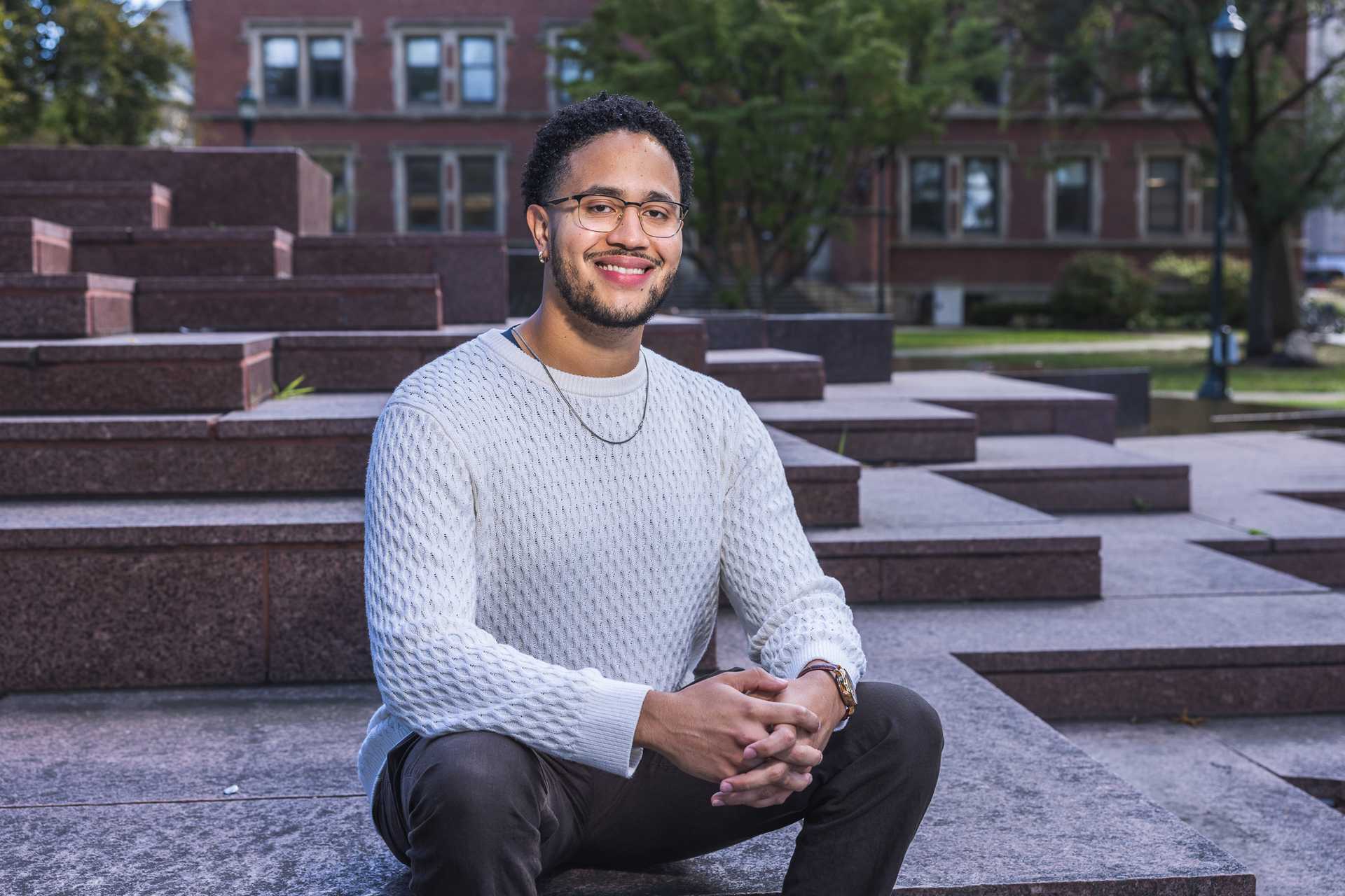 Portrait of Case Western Reserve University student Hector Gomez Jimenez