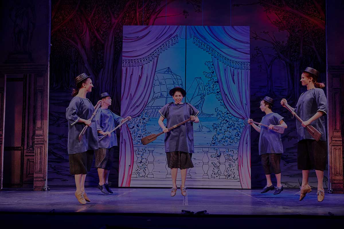 Photo of students in a dance interlude