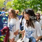 We’re just one week away from kicking off our #CWRUCommencement activities with our annual Clap Out ceremony 👏💙 As we count down to this year’s celebration, take a look back at highlights from last year!
