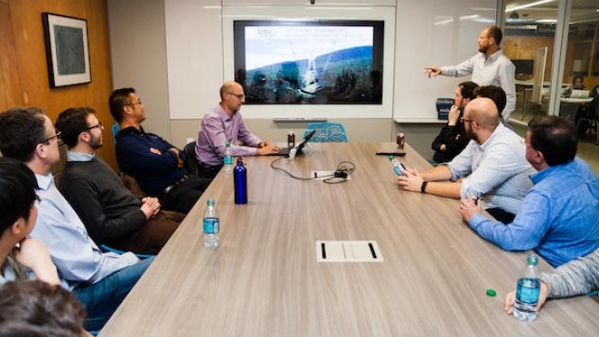 Photo of STEP faculty members at a meeting