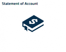 book graphic tile view for Statement of Account
