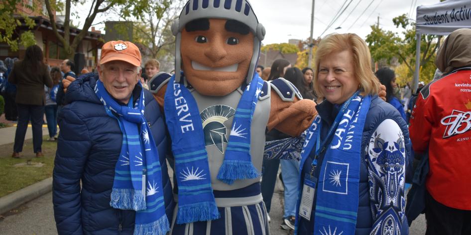 Spartie with Alumni