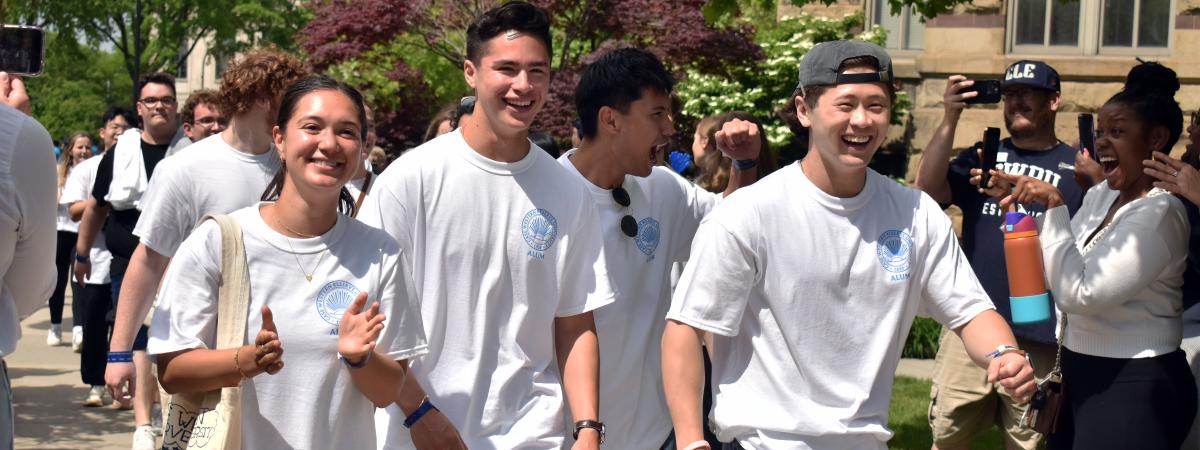 Students at the Clap Out 2024
