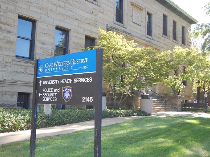 Outside of Health and Counseling Services Building