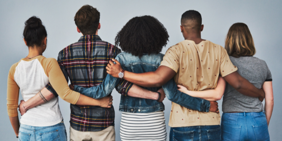 People supporting each other