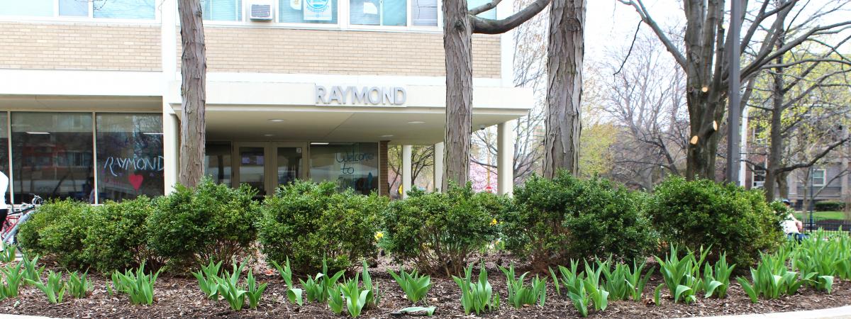 Raymond House entrance